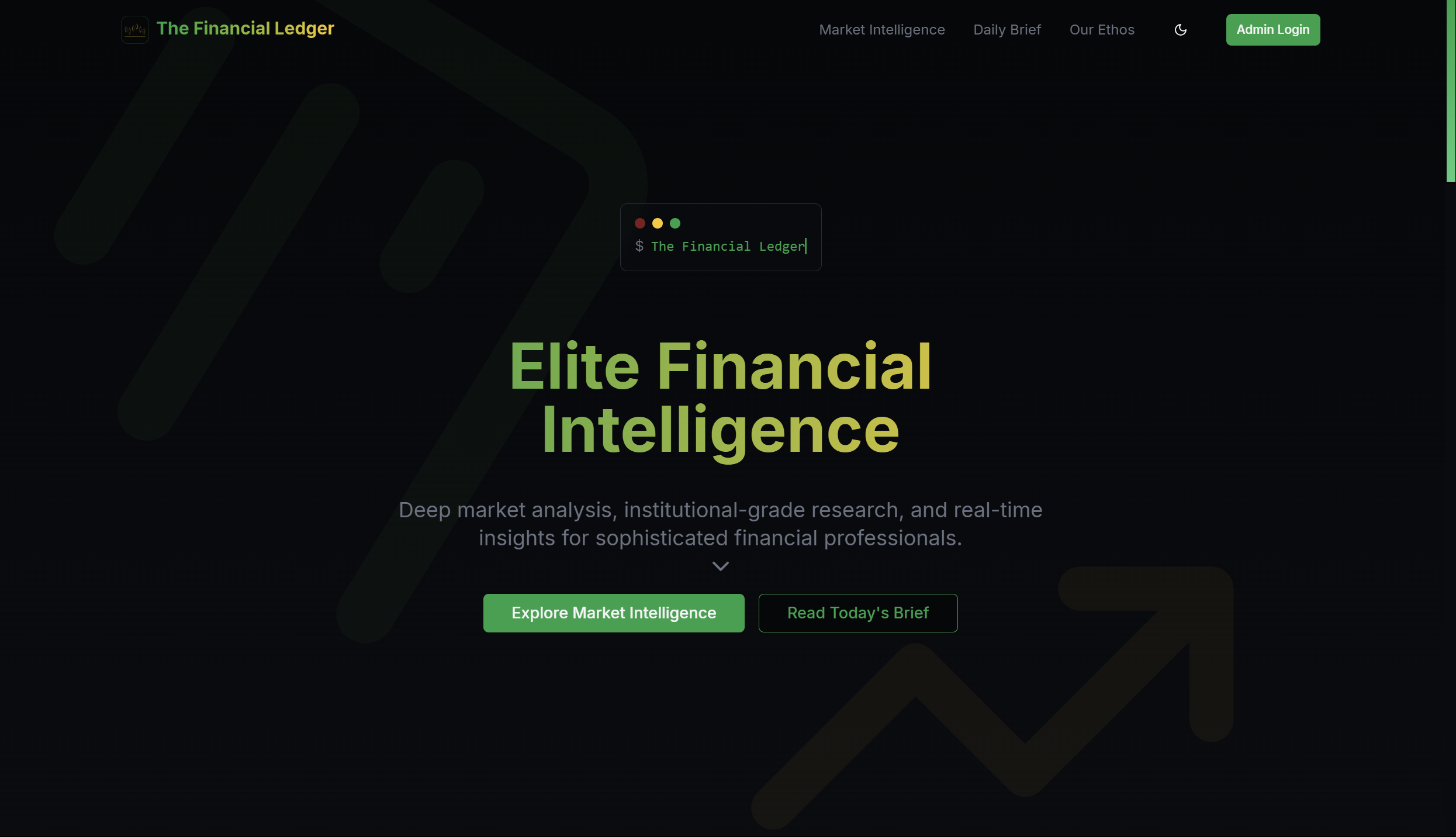 EcoTrack Website Home