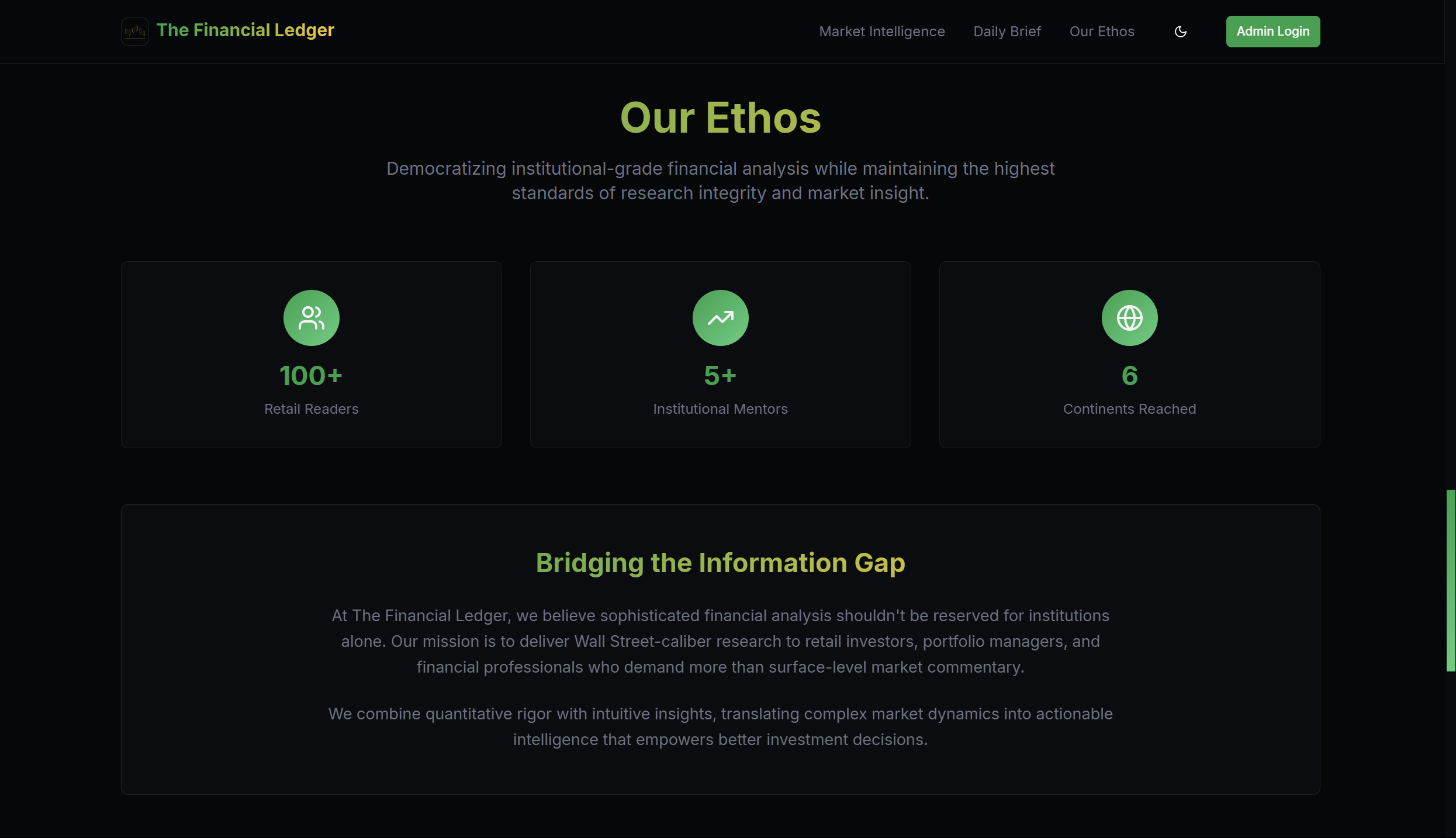 EcoTrack Website Carbon Offset Page